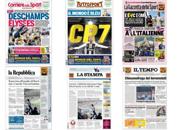 Mondial France presse italienne