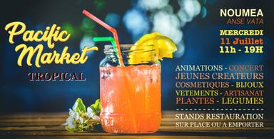 Un stand V.I.P Adie au Pacific Market du 11 juillet 2018