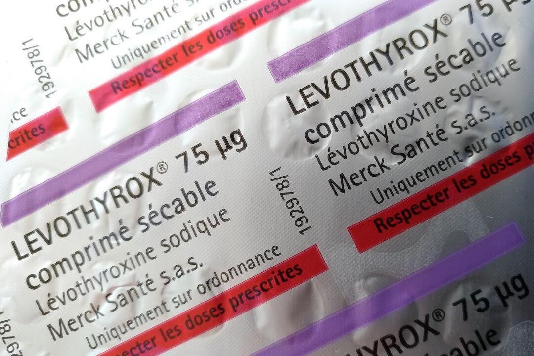 une plaquette de levothyrox