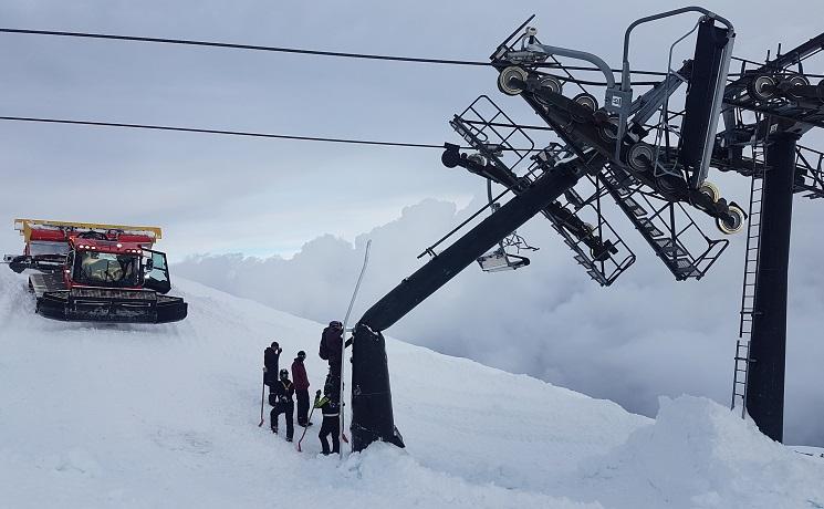 Avalanche à Ruapehu