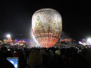 festival des ballons a air chaud de Taunggyi 