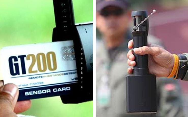 faux detecteur d'explosif GT200