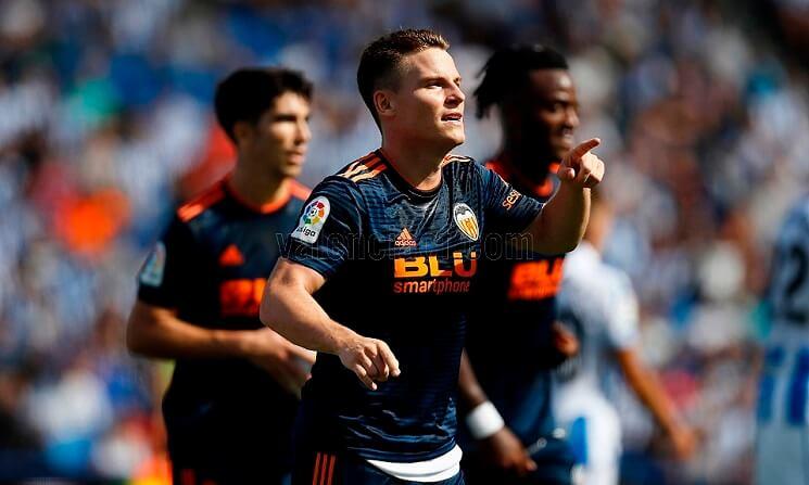 Kevin Gameiro a marqué son premier but sous les couleurs du Valencia CF