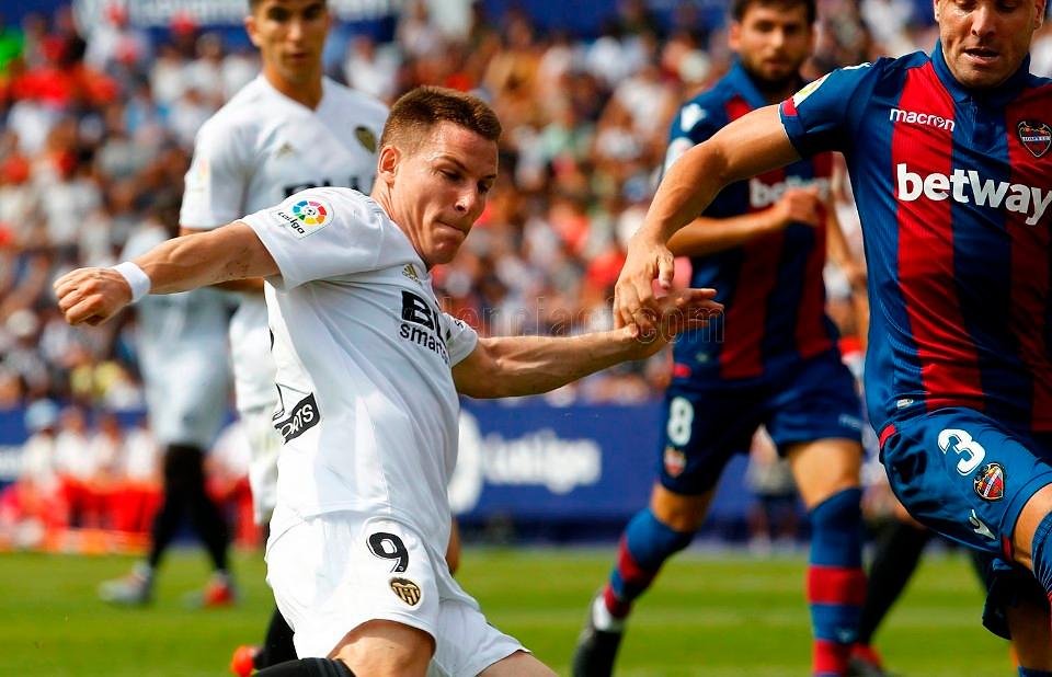 Kevin Gameiro lors du derby valencien joué ce 2 septembre