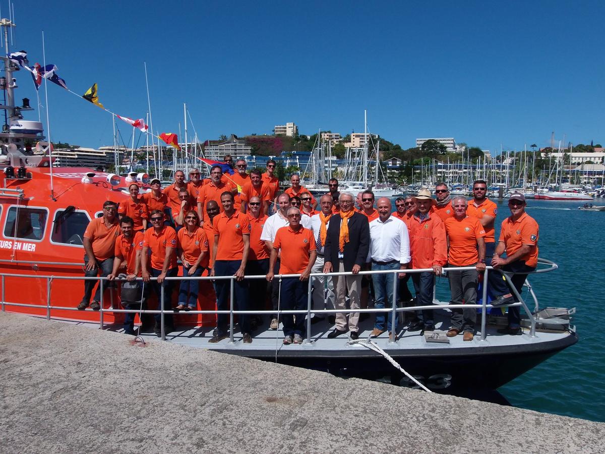 Le samedi 25 août 2018 la Nautile, nouvelle vedette de la SNSM Nouméa, a été bénit par Monseigneur Michel-Marie CALVET