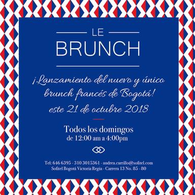 Brunch français Bogota Sofitel