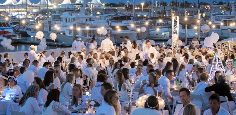 dîner en blanc Gold Coast Australie