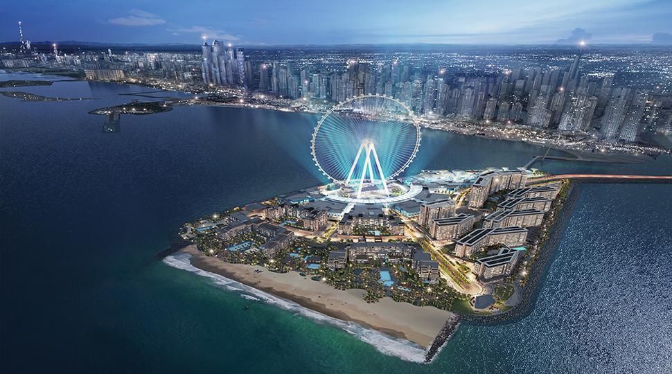 Dubaï-Bluewaters-Island-ouverture-grande-roue