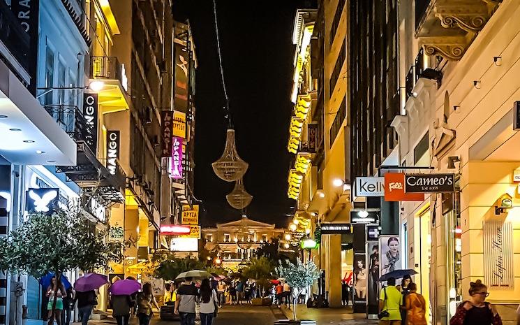 SHOPPING DE NOËL 2018 - Horaires d'ouverture des magasins à Athènes