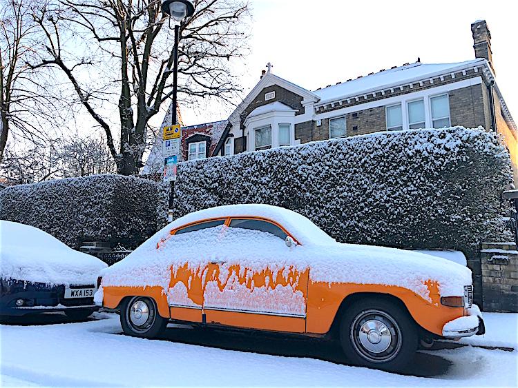 Neige Londres météo froid hiver