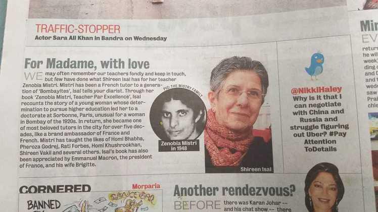 Zenobia Mistri Mumbai Mirror