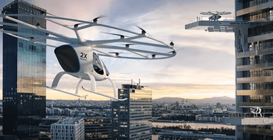 Capture d'écran 20INSOLITE - Des taxis volants bientôt à l’aéroport de Francfort19-02-24 Volocopter Plans To Build An Air Taxi Station Next Year NeoScribe