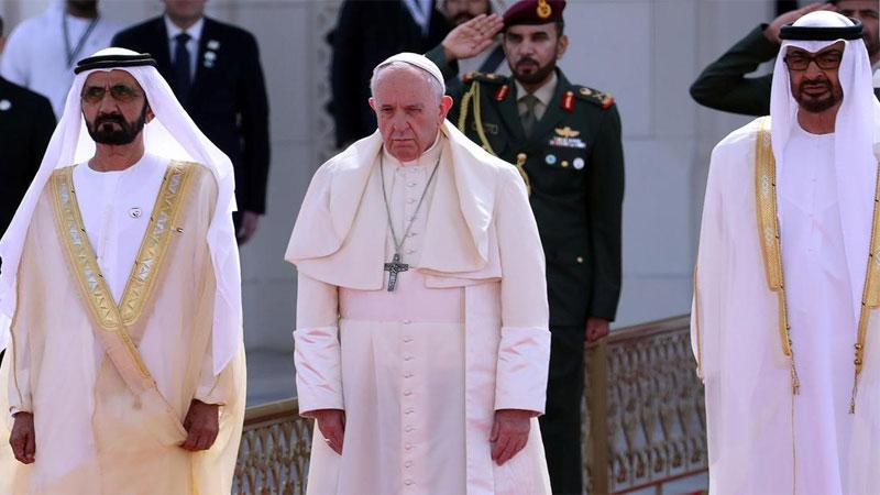 Dubai-EAU-historique-première-visite-pape-Émirats