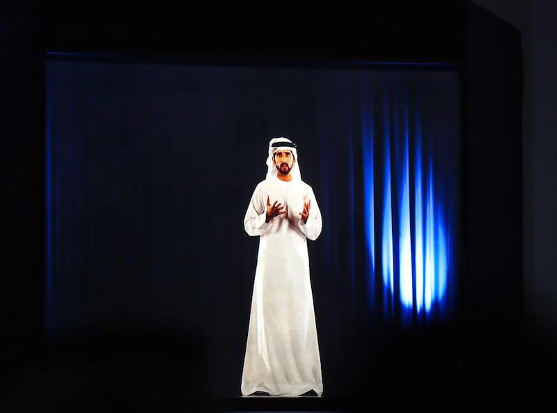 Dubai-world-government-summit-cheikh-hamdan-hologram