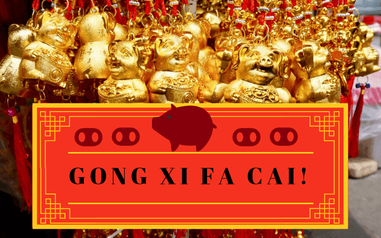 Imlek nouvel an chinois cochon gong xi fa cai
