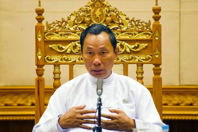 Le vétéran Shwe Mann revient dans la partie en Birmanie