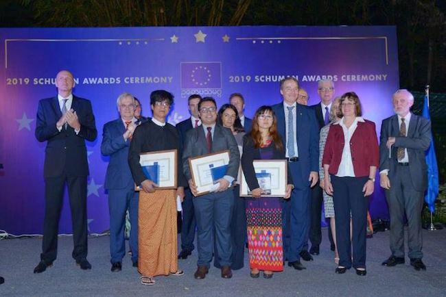 Les Récompenses Schuman 2019 décernées en Birmanie