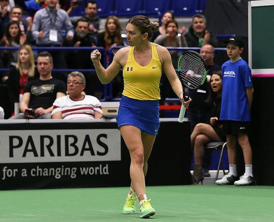 Roumanie affrontera France demi-finale Fed Cup Simona Halep pleine forme