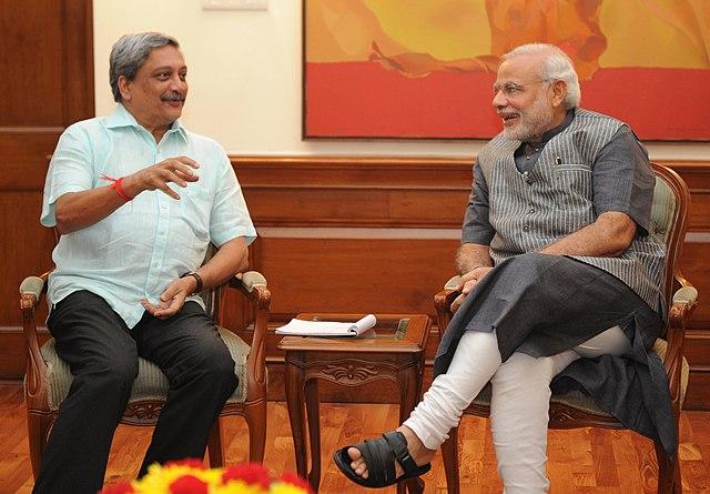 Goa_CM_Manohar_Parrikar_meets_PM_Modi