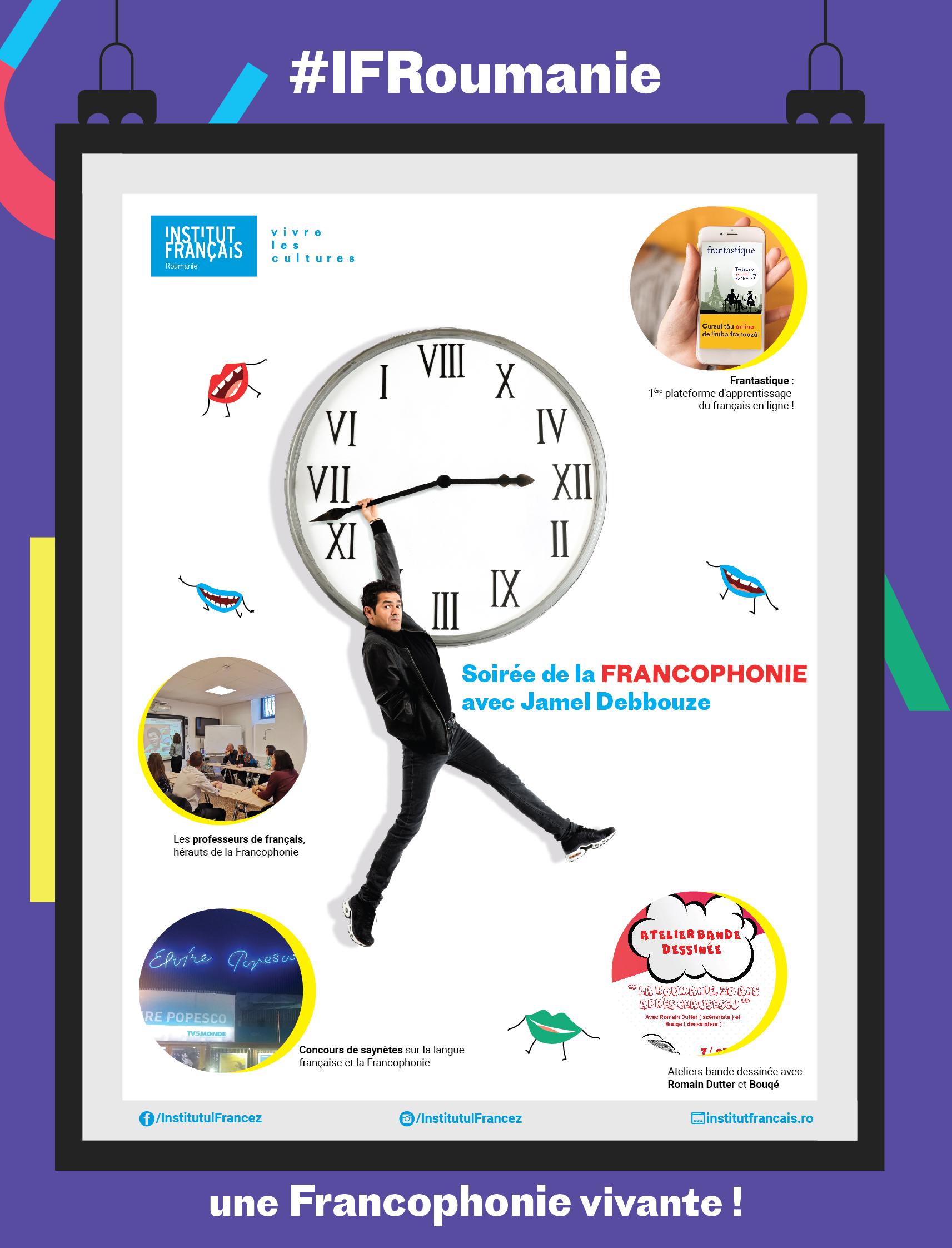 Jamel Debbouze Institut français Roumanie Francophonie