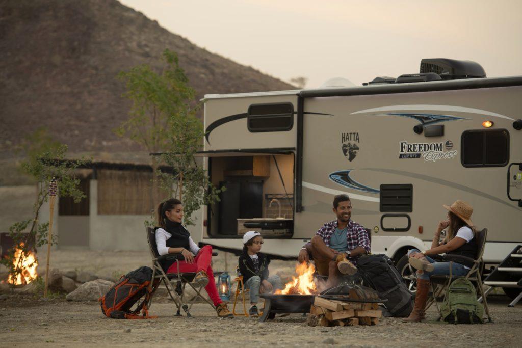 Dubai-EAU-nouveau-parc-à-caravanes-Hatta