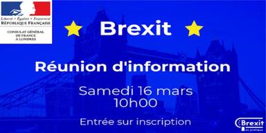 une réunion d'information pour tout comprendre sur le Brexit Londres consulat