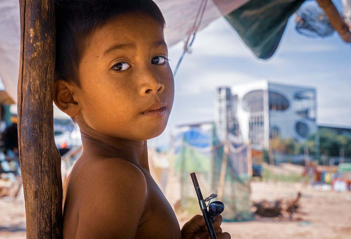cham, communauté, phnom penh, cambodge, minorité, canne à pêche