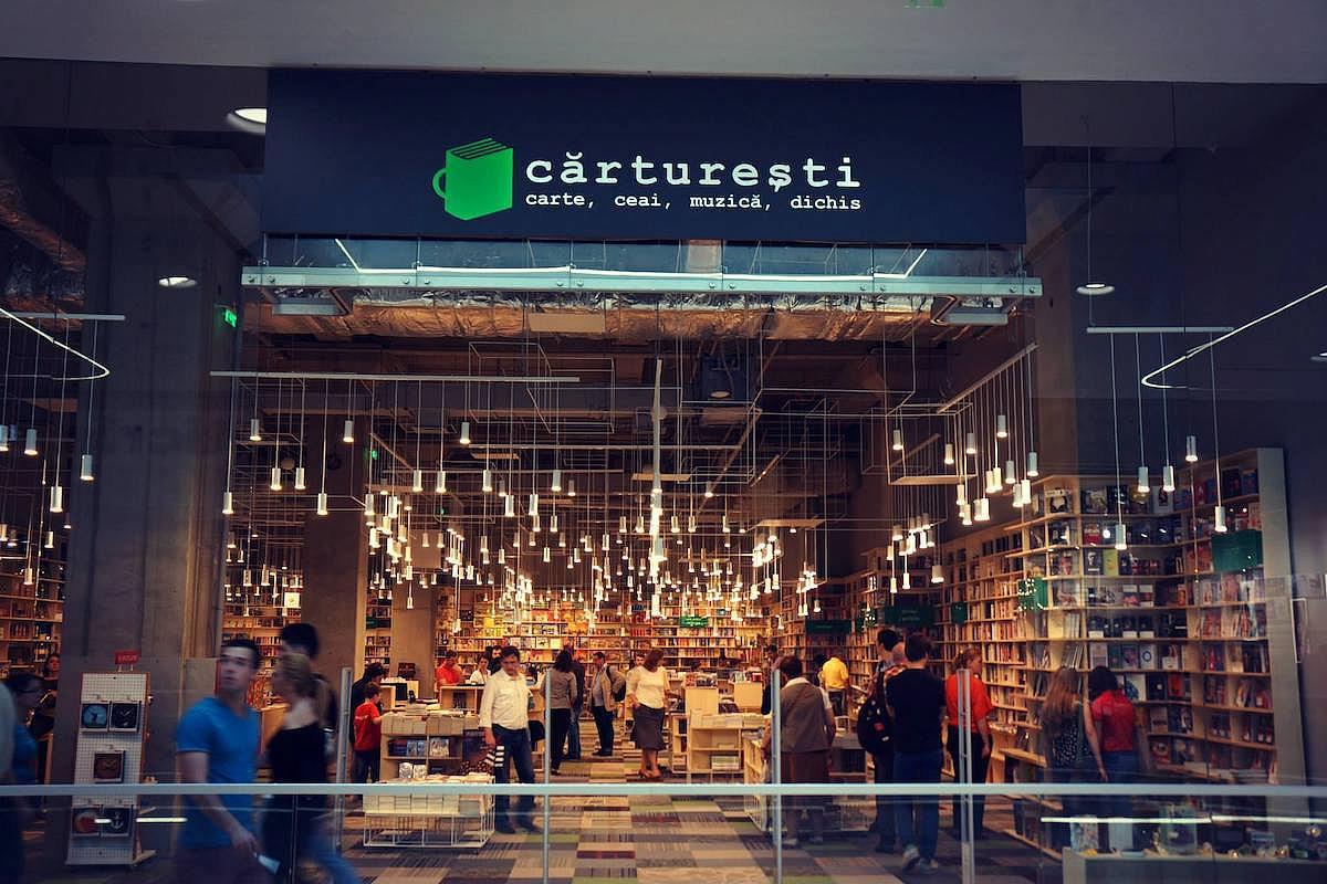 Cărtureşti librairie magasin immeuble de Bureau roumanie Bucarest