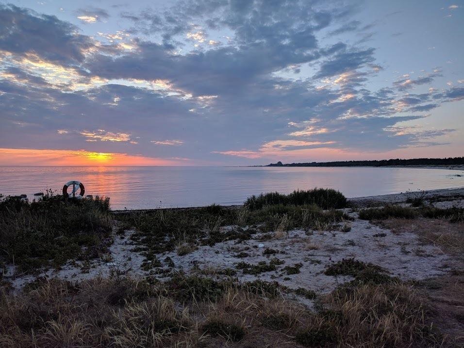 Gotland coucher de soleil