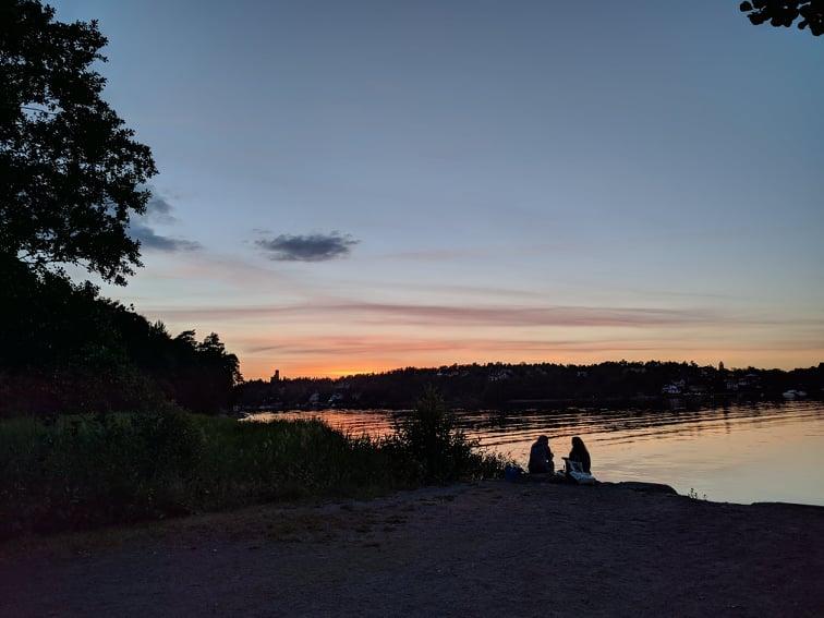 coucher de soleil stockholm