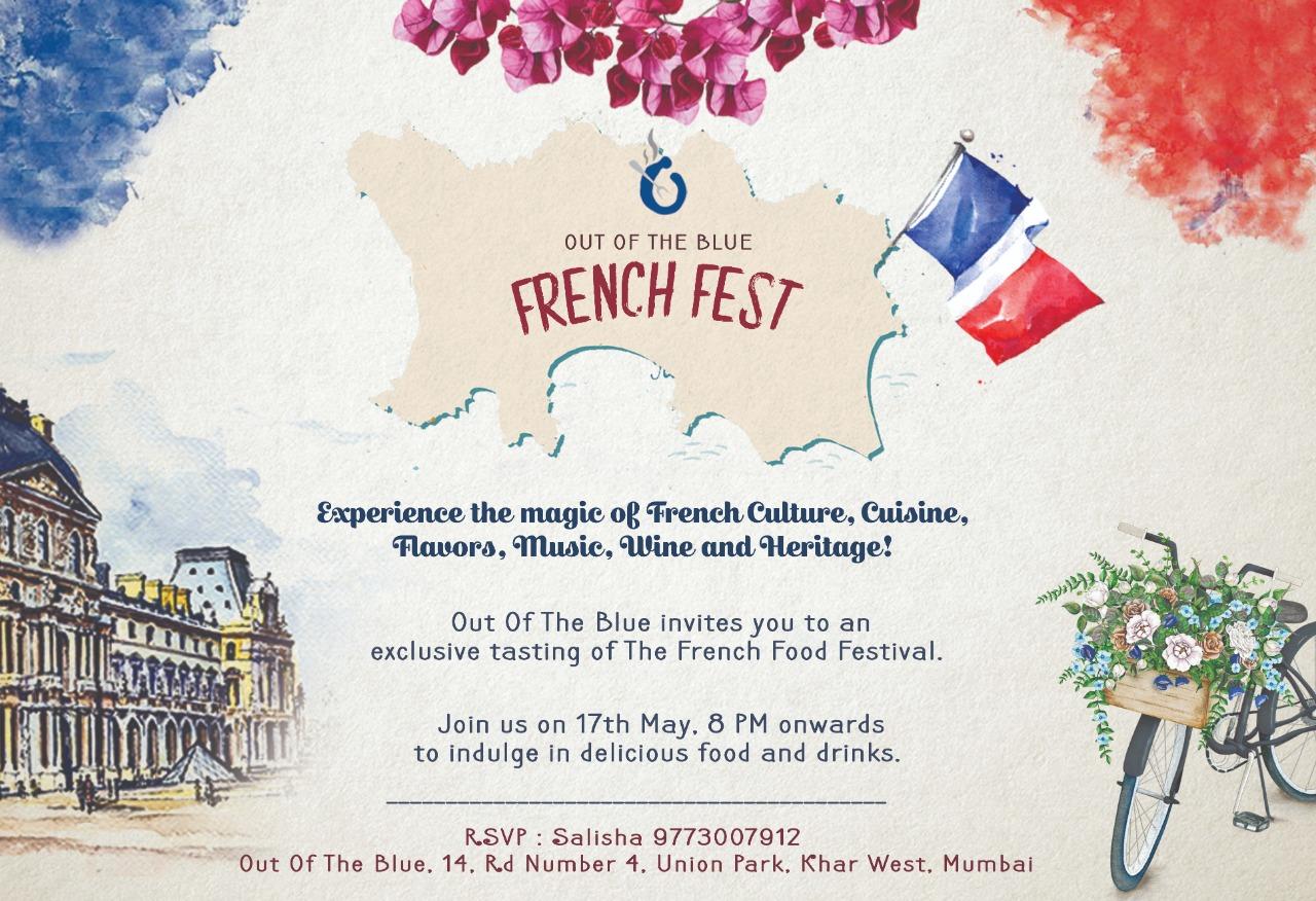 French food festival Out of the Blue Bandra