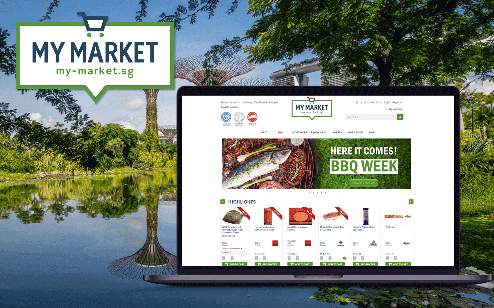 livraison de produits français à l'étranger my market