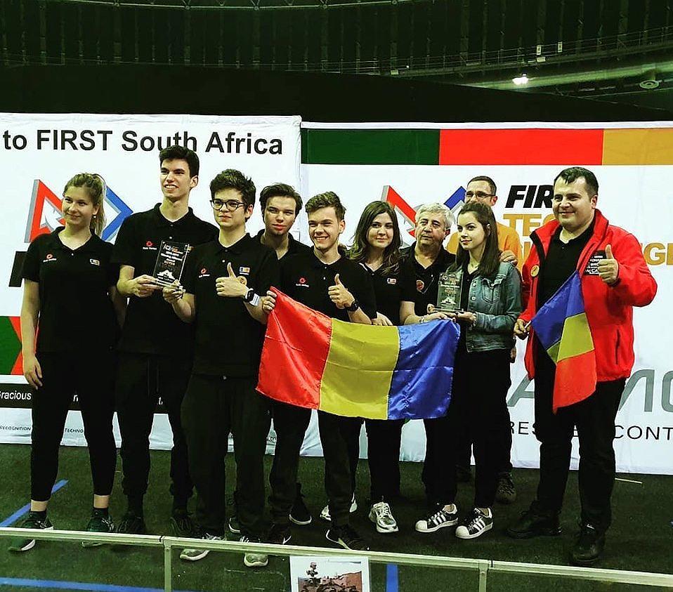 afrique du sud Première place au Championnat international de robotique roumanie gagnante