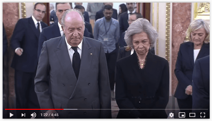 juan carlos I activité institutionnelle