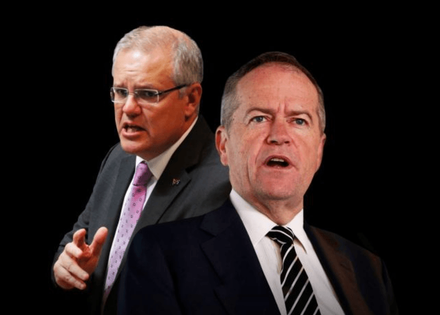 Morrison Shorten elections federales vote