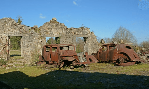 Massacre Oradour sur Glane SS nazis Allemagne Hébras