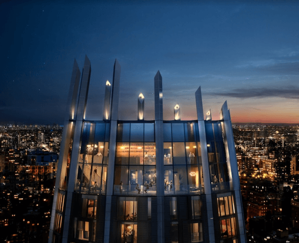 nouveau gratte ciel Londres nom de légume