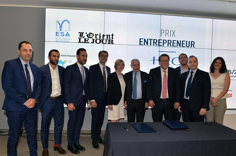 PRIX ENTREPRENEUR HEC ESA L'Orient Le jour Liban Beyrouth