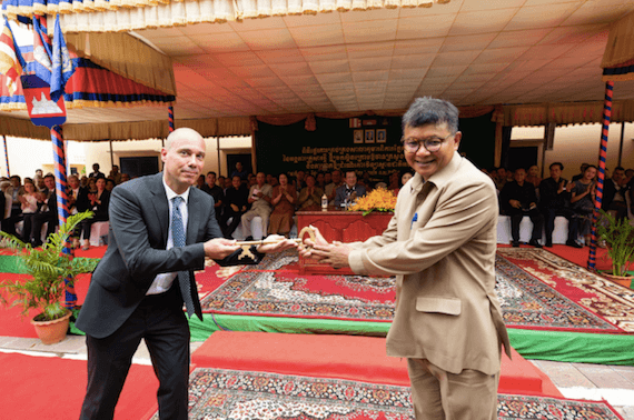 Remise symbolique de clé