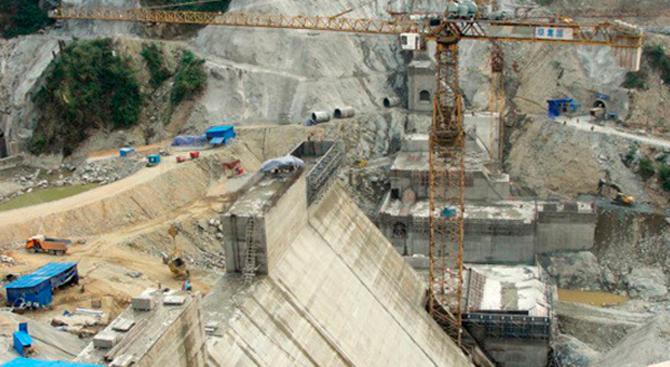 ASSR Shan IFC Namtu river barrage
en Birmanie