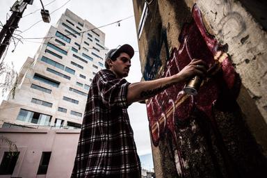 Meuh, graffeur, français, beyrouth, Pierre de Rougé,