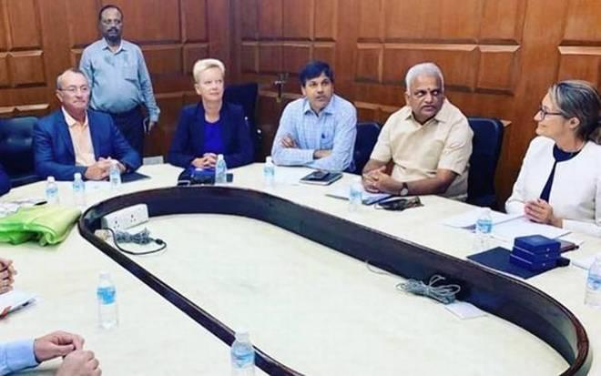 délégation sénateurs france en Inde