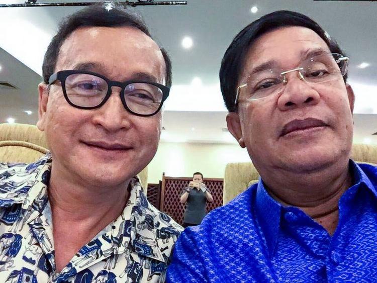 sam rainsy hun sen