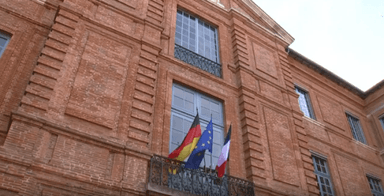 Merkel Macron Airbus Toulouse