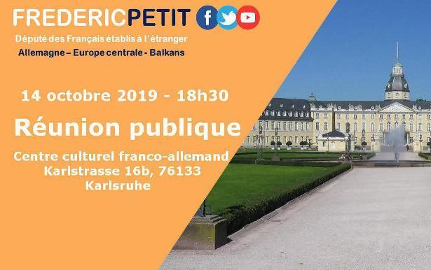 Frederic Petit député reunion publique Karlsruhe