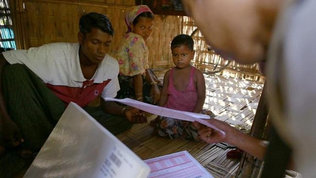 Le recensement en Birmanie