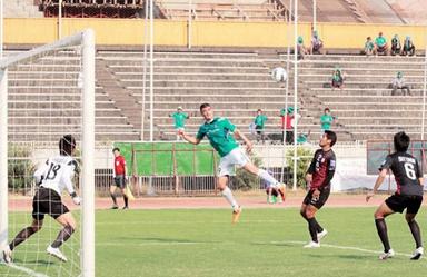 football national ligue a Yangon en Birmanie