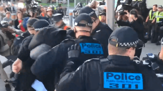 violentes altercations police manifestation