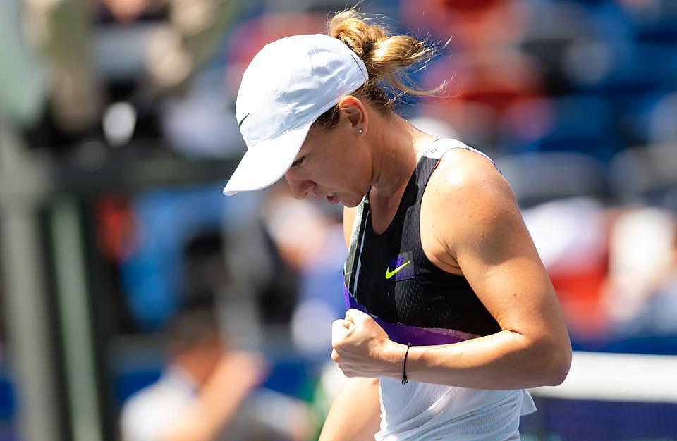 simona halep voctore contre Bianca Andreescu canadienne roumanie tennis