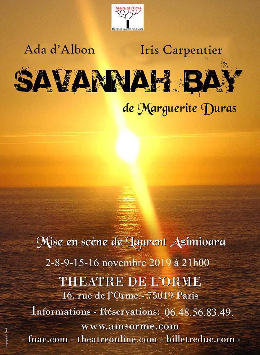 Savannah Bay théâtre Marguerite Duras Bucarest Théâtre de l'Orme